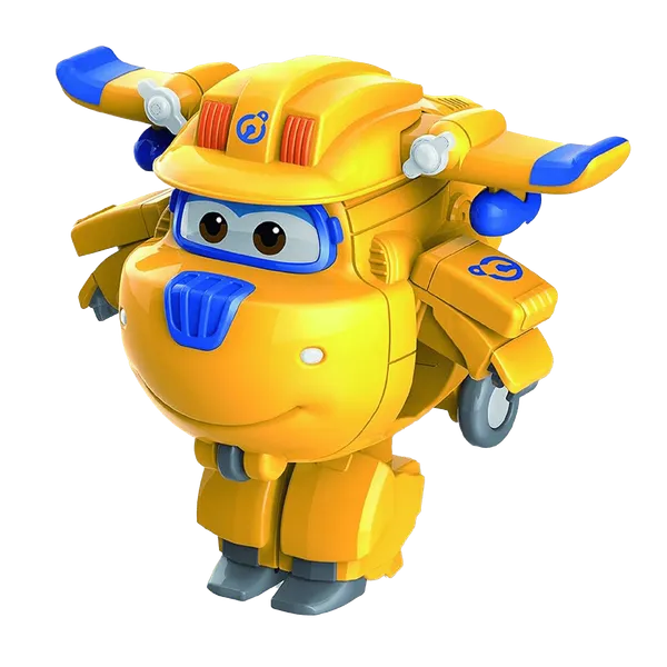 Avión de Juguete Transformable en Robot Supercharged Donnie Alpha Group Super Wings